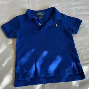 Small boys 24 month blue polo
